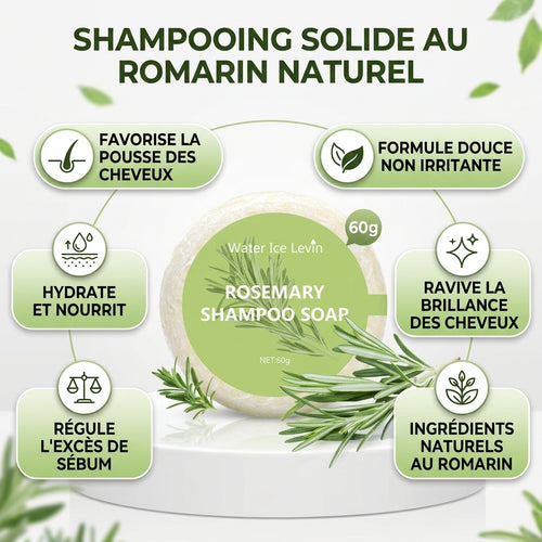 Shampooing solide romarin – Douceur & brillance des cheveux